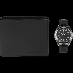 Horloges & Sieraden* Alexander Brixham giftset met horloge en sleutelhanger | Action NL