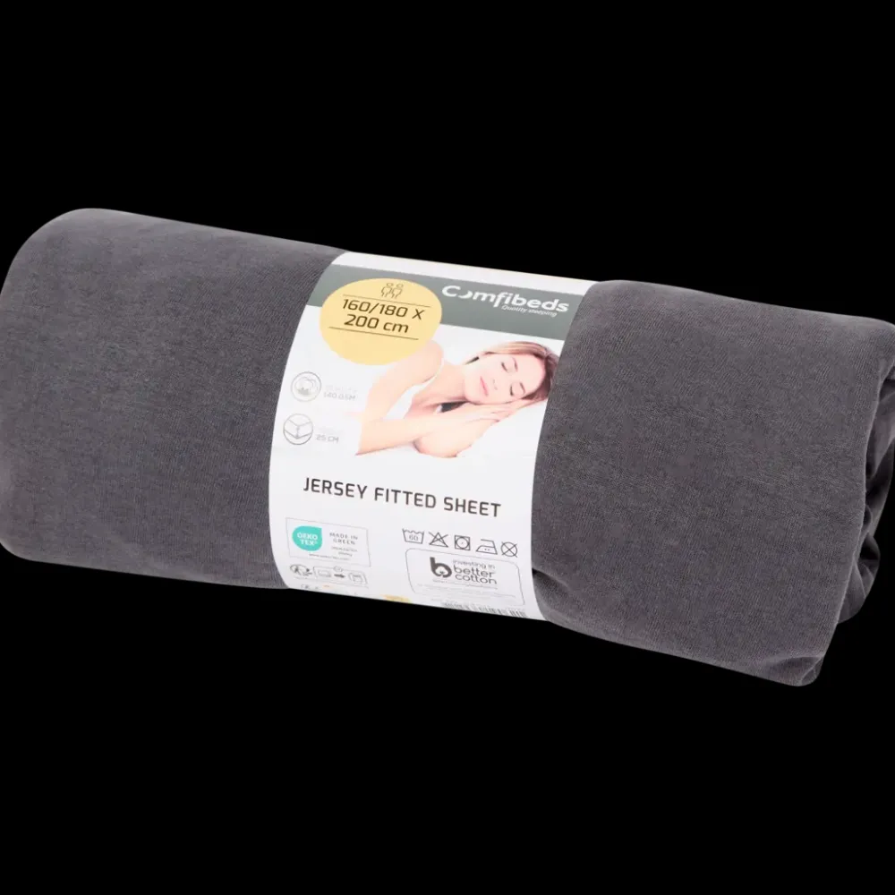 Beddengoed*Comfibeds jersey hoeslaken 180 x 200 cm | Action NL