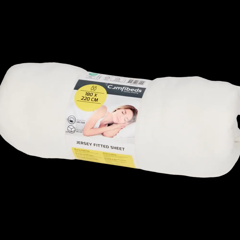Beddengoed* Comfibeds jersey hoeslaken 220 x 180 cm | Action NL