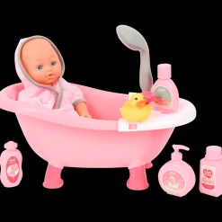 Knuffels & Poppen* Dolly Star babypop met bad en douche | Action NL
