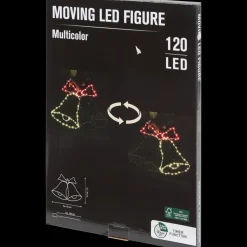 Seizoensdecoratie* Draaiend ledfiguur Kerst | Action NL