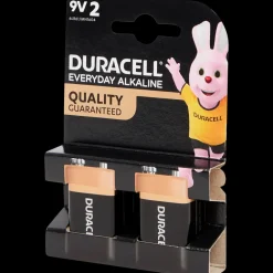 Batterijen*Duracell Everyday Alkaline batterijen 9 volt 2 Stuks | Action NL