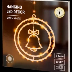 Seizoensdecoratie* Hangende led decoratie-ring | Action NL