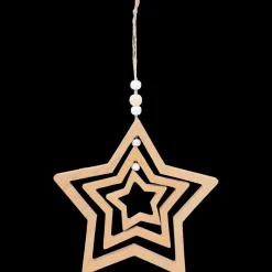 Seizoensdecoratie* Houten kersthanger | Action NL
