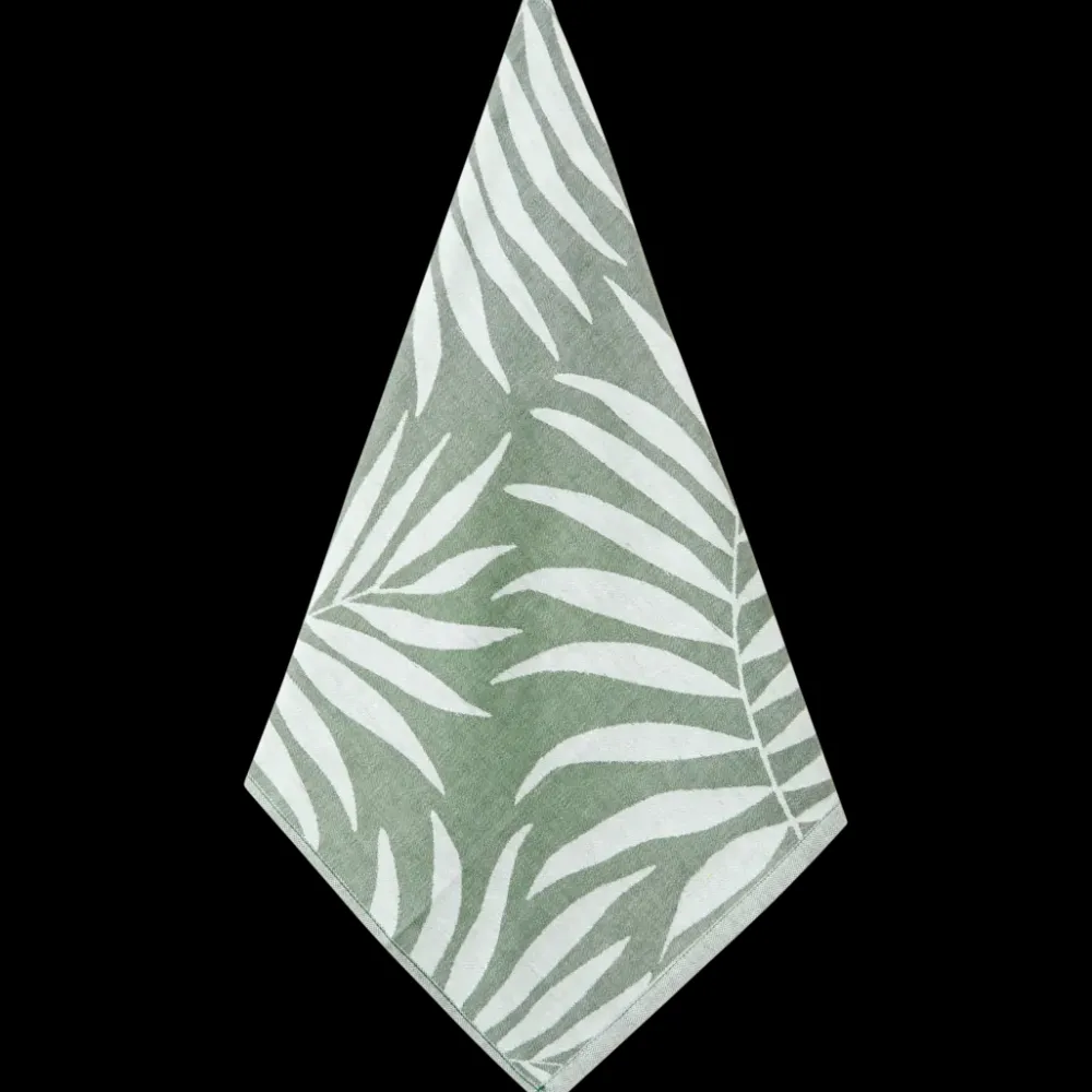 Badtextiel* La Sonata theedoek groen 50 x 70 cm | Action NL