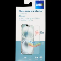 Telefoonhoesjes* Lab31 smartphone screenprotector Apple Transparant | Action NL