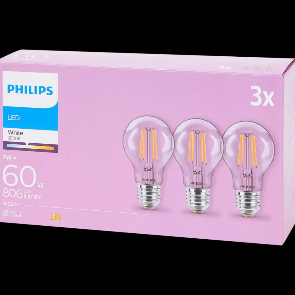 Verlichting* Philips filament-lampen 7 watt 806 lm | Action NL