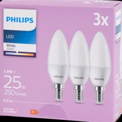 Verlichting*Philips kaarslamp 2.8 watt 250 lm | Action NL