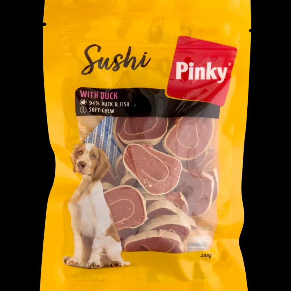 Dierenvoeding|Hond* Pinky hondensnack Sushi Duck | Action NL
