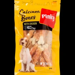 Dierenvoeding|Hond* Pinky hondensnacks Calcium Bones | Action NL