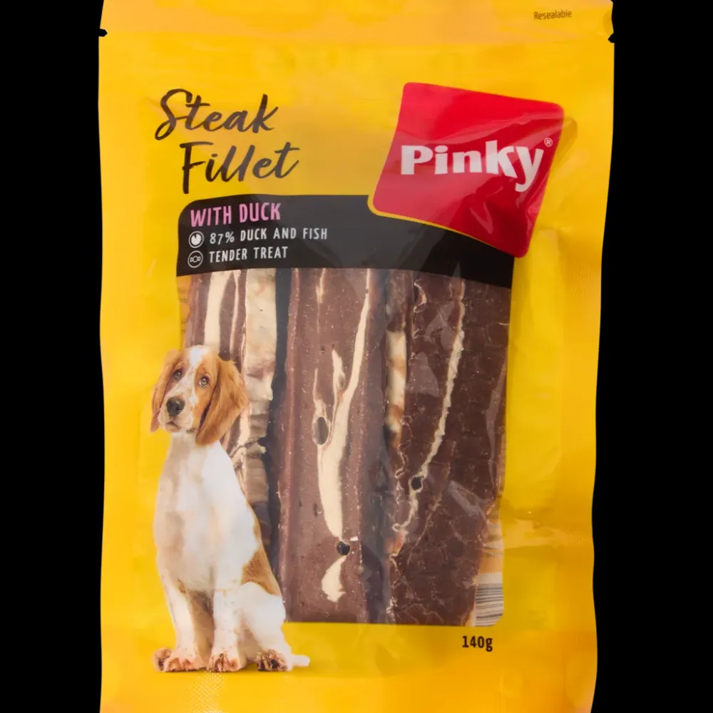 Dierenvoeding|Hond* Pinky hondensnacks Steak Fillets | Action NL