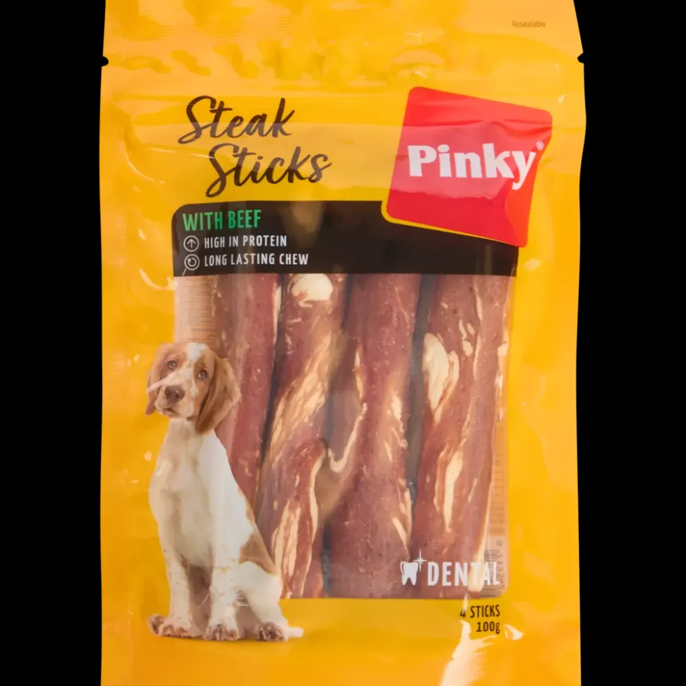 Dierenvoeding* Pinky Steak Sticks hondensnacks | Action NL