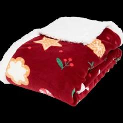 Seizoensdecoratie* Plaid met kerstprint | Action NL