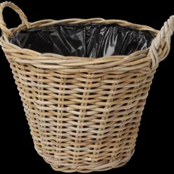 Bloempotten* Rattan mand 39 cm Bruin | Action NL
