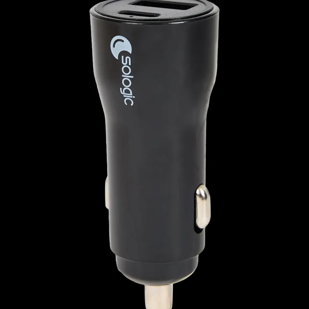 Powerbanks & Opladers*Sologic 2-poorts autolader | Action NL