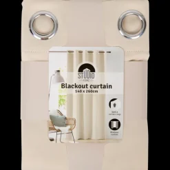 Raamdecoratie*Studio Home kant-en-klaar verduisterend gordijn Polyester | Action NL