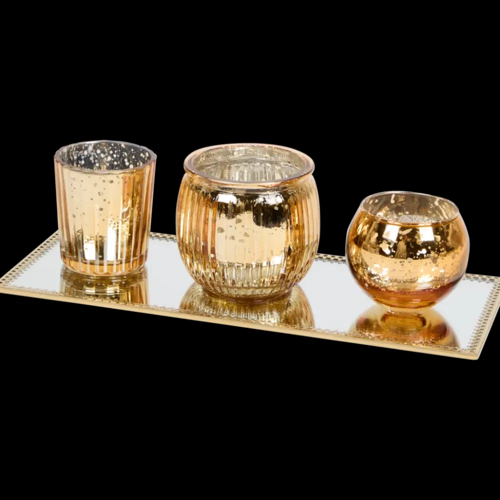 Kaarsenhouders* Theelichthouderset Goud | Action NL