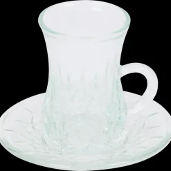 Glazen* TMC Home theeglas met schoteltje 1 Stuks | Action NL