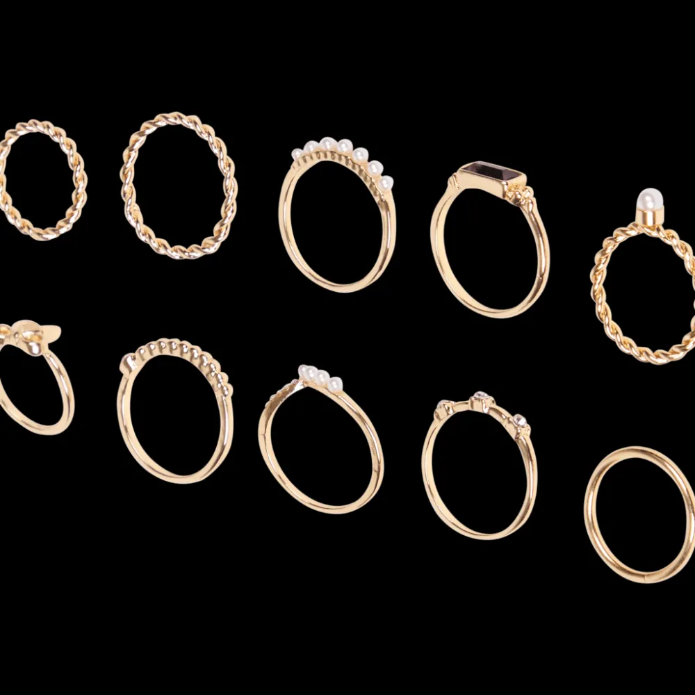 Horloges & Sieraden* Trendz ringenset | Action NL