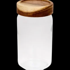 Keukengerei* Voorraadpot met acaciadeksel | Action NL