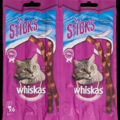 Dierenvoeding|Kat*Whiskas kattensticks zalm | Action NL
